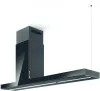 Elica HAIKU-ISL-180-BLK Haiku Island 180cm Wide Island Cooking Hood in Black_side view
