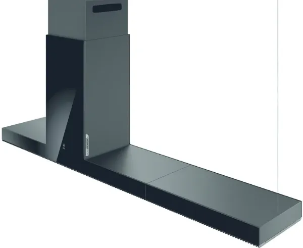 Elica HAIKU-ISL-180-BLK Haiku Island 180cm Wide Island Cooking Hood in Black_view from above