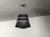 Elica WAVE-UX-BLK Wave UX (Flow) 51cm Ceiling Mounted Cooker Hood in Black_ceiling hood