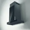 Elica HAIKU-60-BLK 60cm Wide Wall Mounted Chimney Hood in Black_side