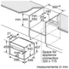 Neff C18FT56N1B Built In Compact Oven with Steam Function_dimensions