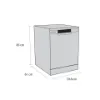 Schonhaus DWSF0115FSBG Dishwasher - Graphite - 15 Place Settings_dimensions