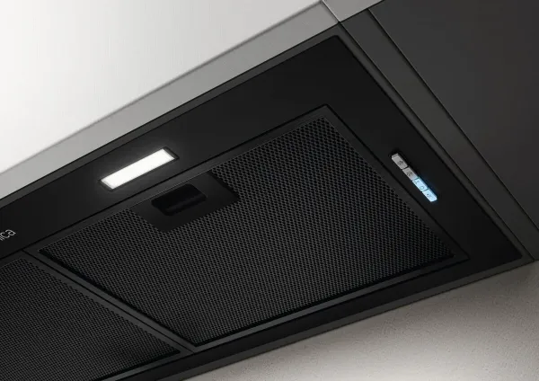 Elica FOLD-BLK-60 Fold 60cm Wide Canopy Hood in Black_close