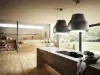 Elica SHINING-PELTROX Shining 50cm Cooker Hood in Brushed Stainless Steel_room view