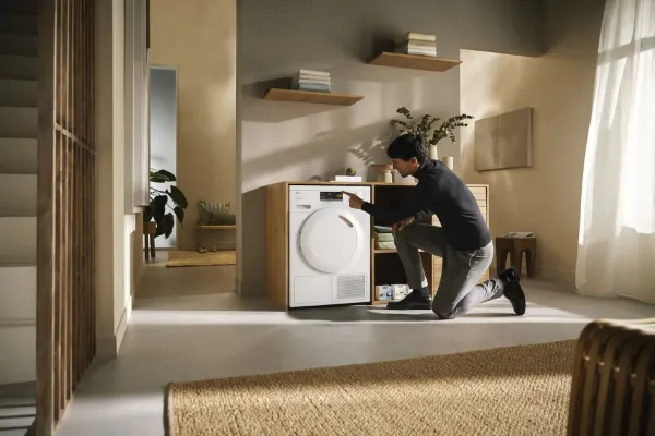 Miele TEA525 WP 8kg Heat Pump EcoSpeed Tumble Dryer _operating