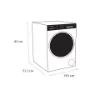 Schonhaus WMSF01814AW 8kg 1400 Spin Washing Machine - White_dimensions