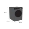 Schonhaus WMSF01914AG 9kg 1400 Spin Washing Machine - Graphite_dimensions