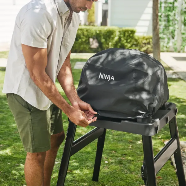 Ninja XSKOGXLCVREU Woodfire XL Grill Cover - Black_secure