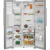 Hotpoint HPG2 6573W XP4UK Dual No Frost American Fridge Freezer With Water And Ice Dispenser - Silver_interior