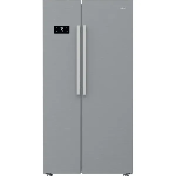 Hotpoint HPG2 6592 XP4UK American Style Fridge Freezer in Silver_main
