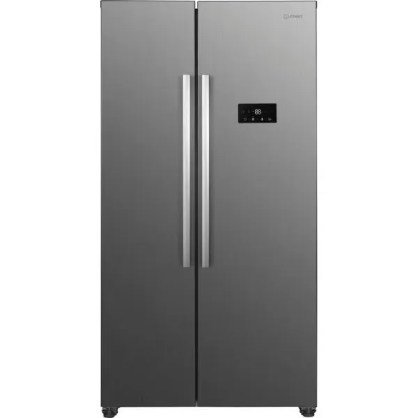 Indesit INGF 6441 XP4UK American Style Freestanding Fridge Freezer - Silver_main