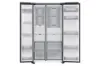 Samsung RS70F66KCFEU 91cm Side by Side American Fridge Freezer - Black_interior empty
