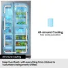 Samsung RS57DG400EM9EU 91cm  Frost Free American Fridge Freezer - Silver_all around cooling