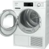 Miele TEH785 WP 9kg Heat Pump Tumble Dryer - White_open door