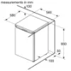 Bosch GTV15NWEBG 56cm Under Counter Freezer in White_dimensions