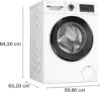 Bosch WGG254F1GB 10kg 1400 Spin Washing Machine - White_dimensions
