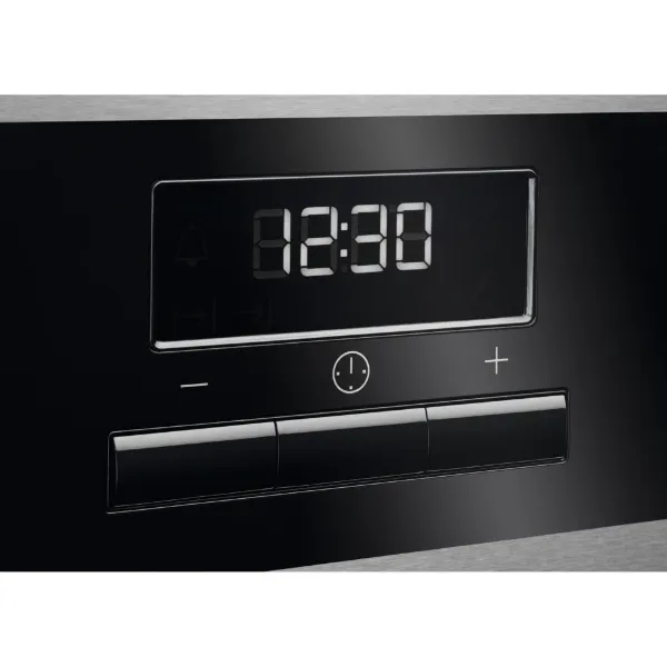 AEG CCX6530ACM 60cm Double Oven Electric Cooker with Ceramic Hob - Stainless Steel_clock