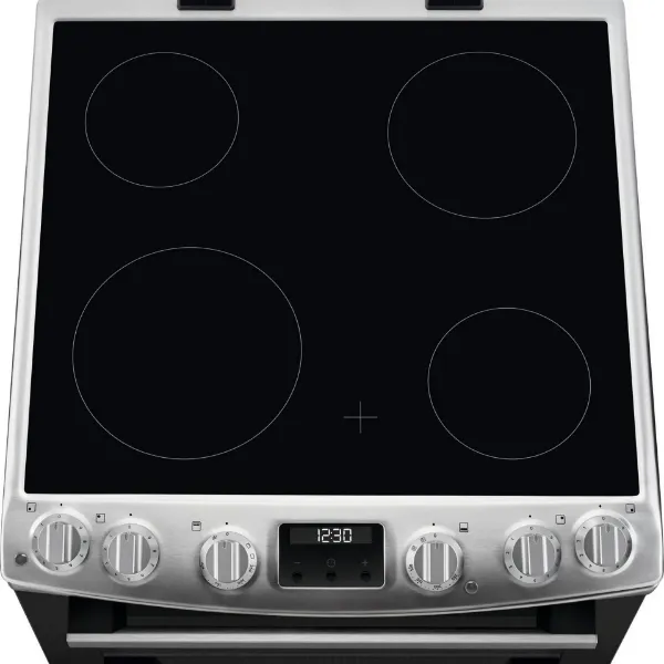 AEG CCX6530ACM 60cm Double Oven Electric Cooker with Ceramic Hob - Stainless Steel_hob