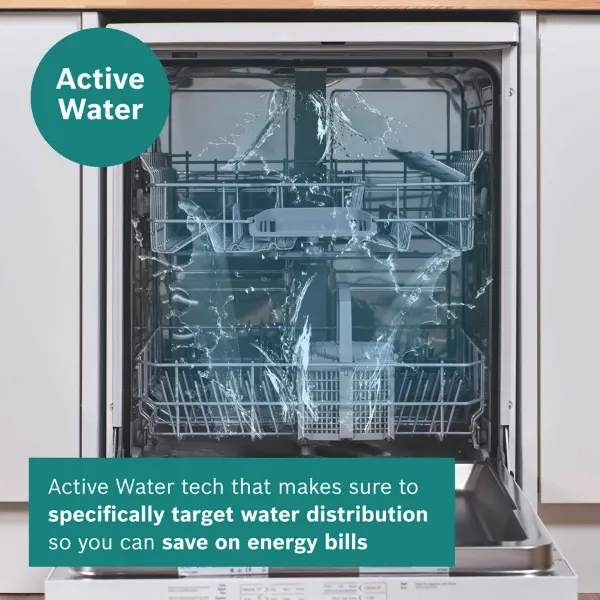 Bosch SMS26AW08G 60cm Freestanding Dishwasher_active water