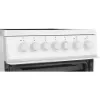 Beko EDVC503W 50cm Electric Cooker with Double Oven - White_controls