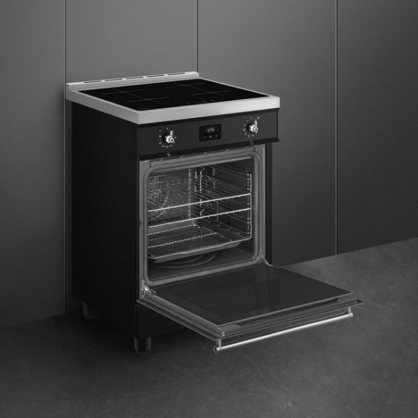 SMEG Concert C6IPBLT2 60 cm Electric Induction Cooker Open side view