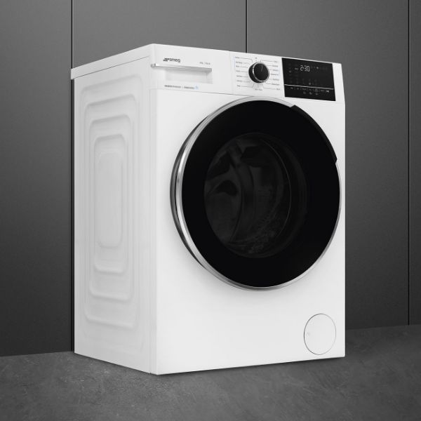 Smeg WNP84SECUK 60cm 8kg White Freestanding Washing Machine main 2