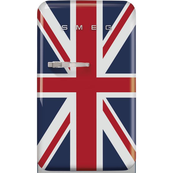 Smeg FAB10RDUJ6 55cm 50s Style Fridge Freezer Minibar Right Hand Hinge In Union Jack