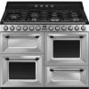 Smeg TR4110X-1 110cm Victoria Dual Fuel Range Cooker Stainless Steel main
