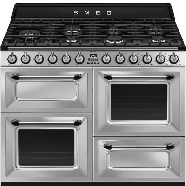 Smeg TR4110X-1 110cm Victoria Dual Fuel Range Cooker Stainless Steel main