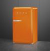 Smeg FAB10ROR6 55cm 50s Style Fridge Freezer Minibar Right Hand Hinge In Orange_outside