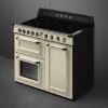 Smeg TR103IP2 100cm Victoria Electric Range Cooker Cream main 2