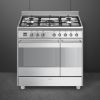 Smeg SUK92MX9-1 90cm Concert Dual Fuel Range Cooker Stainless Steel exterior