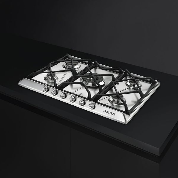 Smeg SR975XGH 69cm Victoria Gas Hob Stainless Steel main 3