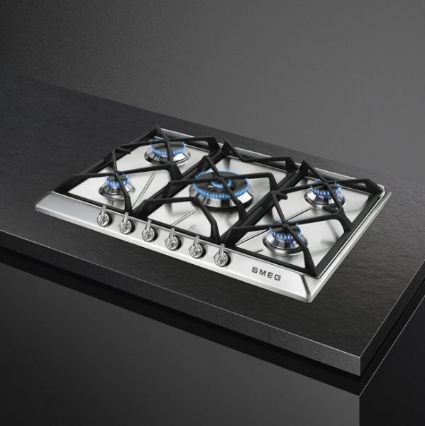 Smeg SR975XGH 69cm Victoria Gas Hob Stainless Steel main 5