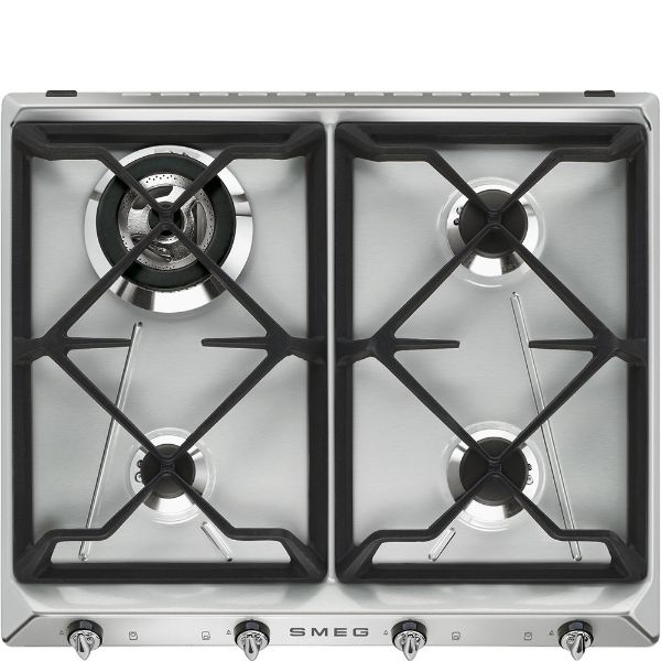 Smeg SR964XGH 60cm Victoria Gas Hob Stainless Steel main