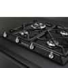 Smeg SR964NGH 60cm Victoria Gas Hob Black knobs