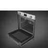 Smeg SOP6902S2PX 60cm Victoria Pyrolytic SteamOne Single Oven Stainless Steel open 3