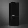 Smeg FAB38RBL6 70cm 50s Style Fridge Freezer Right Hand Hinge In Black_outside