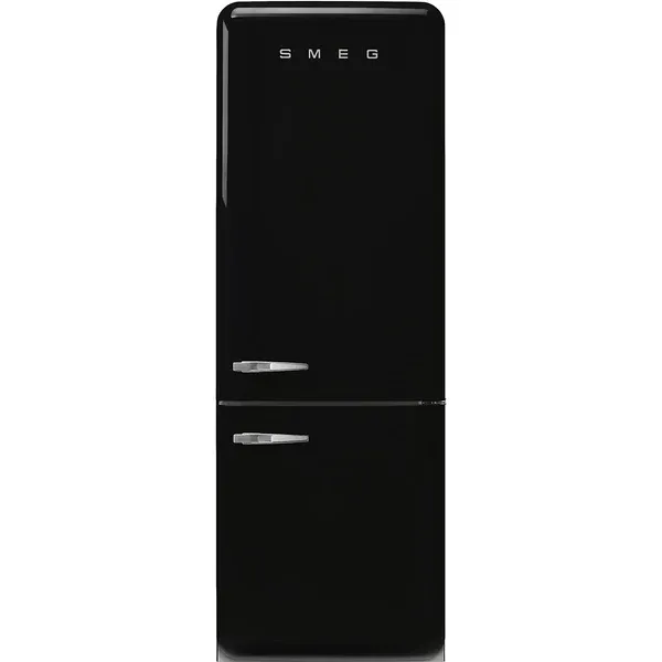 Smeg FAB38RBL6 70cm 50s Style Fridge Freezer Right Hand Hinge In Black_main