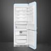 Smeg FAB38RPB6 70cm 50s Style Fridge Freezer Right Hand Hinge In Pastel Blue_inside