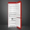 Smeg FAB38RRD6 70cm 50s Style Fridge Freezer Right Hand Hinge In Red_open