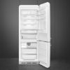 Smeg FAB38RWH6 70cm 50s Style Fridge Freezer Right Hand Hinge In White_open