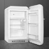 Smeg FAB10RWH5 55cm 50s Style Small Right Hand Hinge Fridge with Icebox in White_open