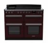 Rangemaster 15302 Deluxe 110 Induction Range Cooker in Bordeaux with Chrome Trim - ESDLB110EIPBOR/CM1_main