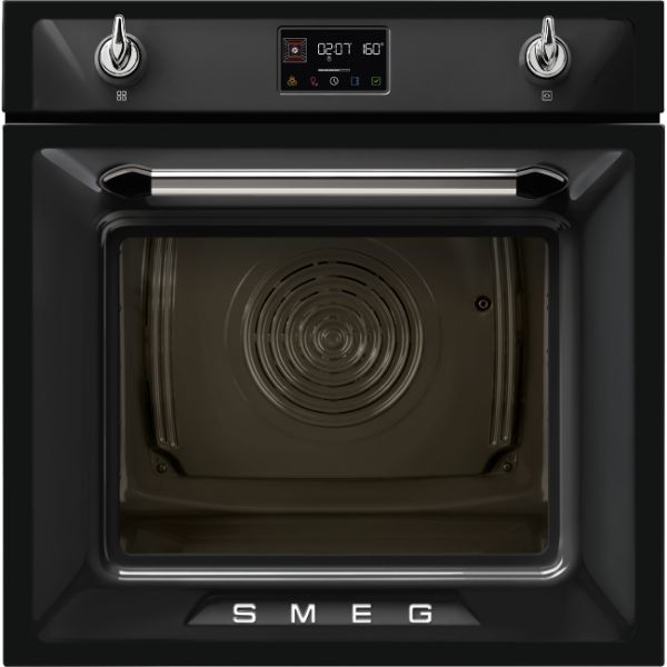 Smeg SOP6902S2PN 60cm Victoria Pyrolytic SteamOne Oven Black main