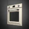 Smeg SOP6900TP 60cm Victoria Pyrolytic Single Oven Cream main 2
