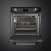 Smeg SOP6900TN 60cm Victoria Pyrolytic Single Oven Black inside
