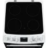 AEG CCX1530ACW 55cm Double Oven Electric Cooker with Ceramic Hob - White_hob