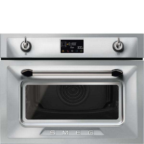 Smeg SO4902M1X 45cm Victoria Combi Microwave Stainless Steel main