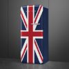 Smeg FAB28LDUJ5 60cm 50s Style Fridge with Icebox Left Hand Hinge In Union Jack _side
